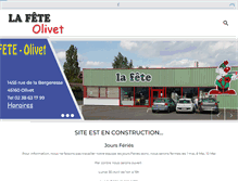 Tablet Screenshot of lafete-olivet.com